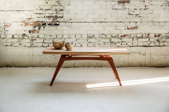 Modern Custom Coffee Table - Wooden Mid Century Furniture End