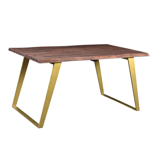 Carson Carrington Vannas Dining Table with Gold Legs