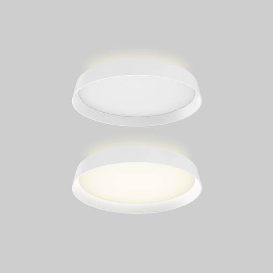 DALS Lighting Aurora 12 Inch Dual Light Dimmable Flush Mount - 12"