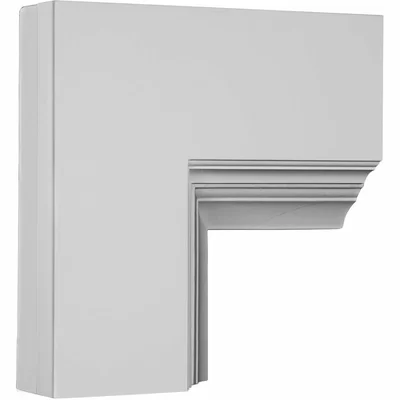 Perimeter Inside Corner 14" H x 14" W x 4" D Coffered Ceiling