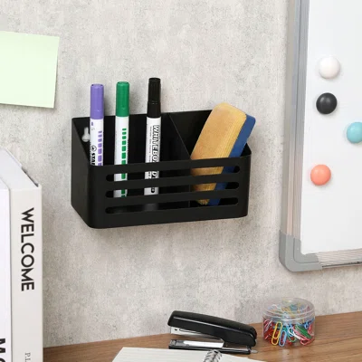 Jiskly 2 Slot Metal Pen Holder