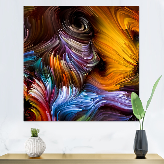 Designart 'Color Motion Series Design' Modern Canvas Art Print