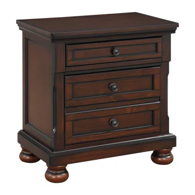 30'''' Tall 2 - Drawer Nightstand In Grayish Brown