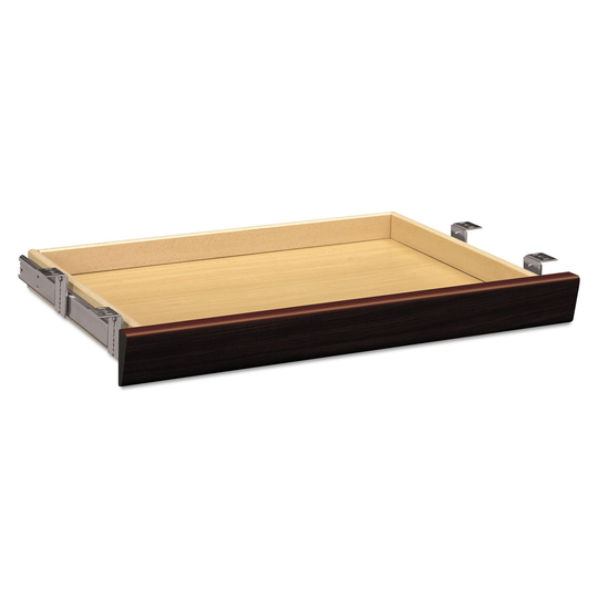 Laminate Angled Center Drawer, 26 x 15.38 x 2.5, Mahogany - 26" x 15.38" x 2.5"