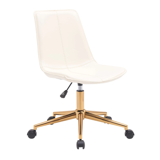 Slope Leather Swivel Office Chair