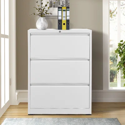 Faneisha 35.4'' Wide 3 - Drawer Filing Storage Cabinet