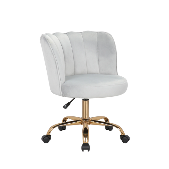 Porthos Home Alma Velvet Swivel Office Chair