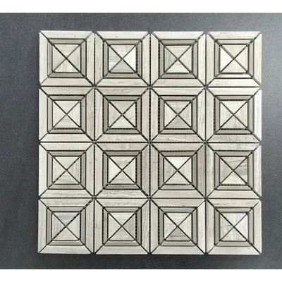 Natural Stone Pinwheel Mosaic Wall & Floor Tile