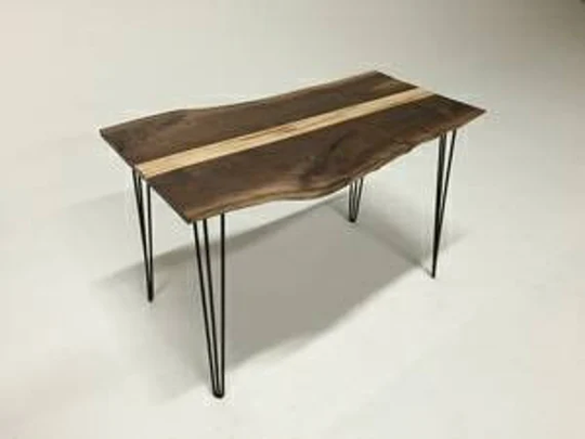 32" X 3-Rod Hairpin Table Legs, Mid Century Modern, Coffee Table, Loft Furniture, Metal Counter Height Legs, Kitchen, Iron