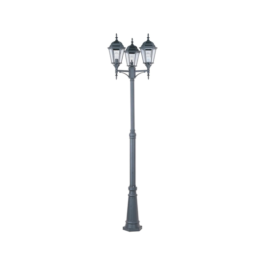 Maxim Aluminium Shade Poles 3-light Outdoor Pole/ Post Mount Light