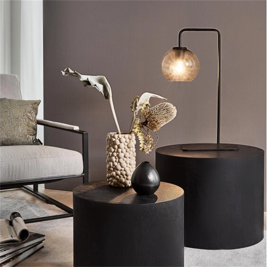 2PC End Table Side Table Coffee Table Round Shape Nesting Home Office