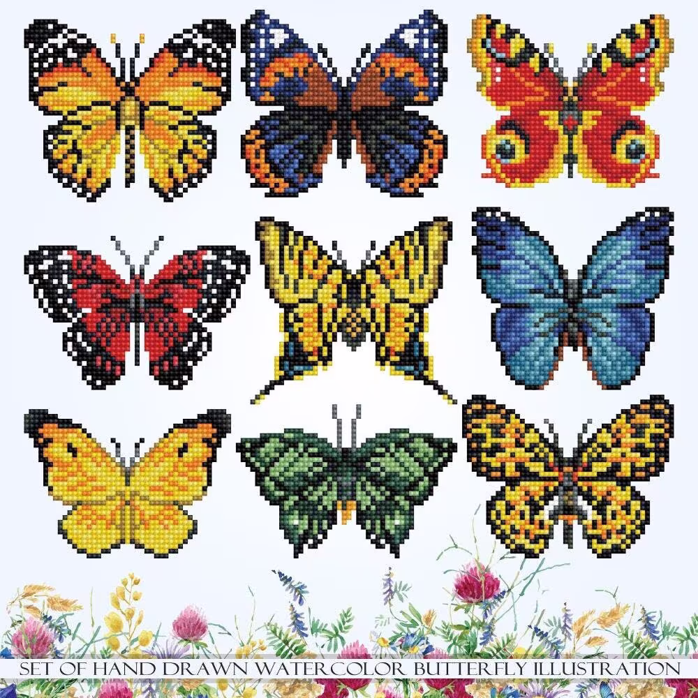 Diamond Dotz Simply Art Kit 16.1"x16.1" | Butterfly Showcase