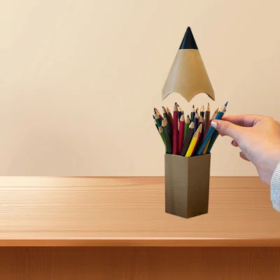 Pencil Shaped Pen Holder
