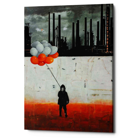 Epic Graffiti 'Life Me Up II' by DB Waterman, Canvas Wall Art