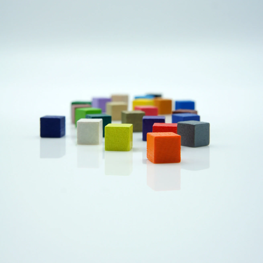 8mm Cube Wooden [27 Colors] 5/16 Inch Token To Board Games/Pnp