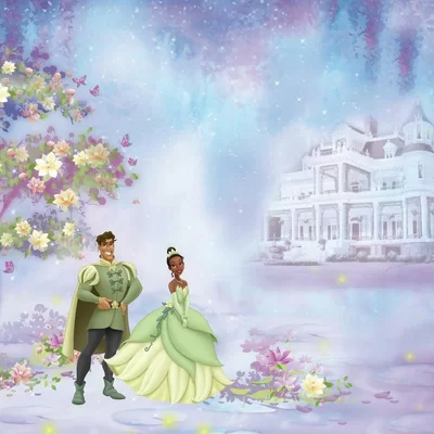 The Princess and The Frog 10.5' x 72" Wall Mural