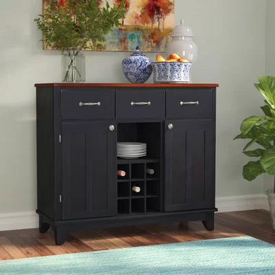 Presswood 41.75" Wide 3 Drawer Server