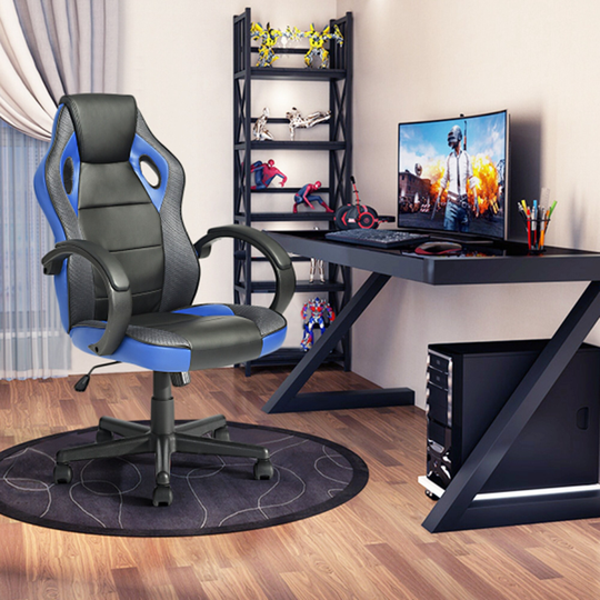 Gaming Office Chair with Fabric Adjustable Swivel