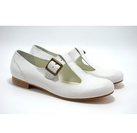 Wide T-Bar Strap Flat Bride Shoes, Wedding Shoes Flats, Mary Jane, Round Toe Flats, White Mary Jane Flats, Custom, Ballerina Schuhe, White Heels