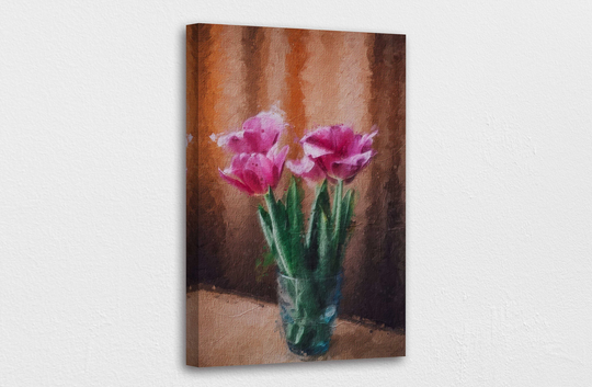 Colorful Flower Oil Painting Canvas Wall Art Design | Poster Print Decor For Home & Office Decoration I Poster Or Canvas Ready To Hang