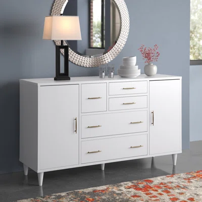 Afrida 59.1" Wide 5 Drawer Sideboard