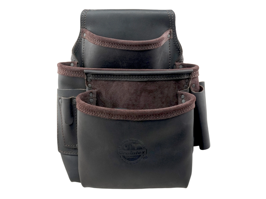 Graintex 9 Pocket Framer's Nail & Tools Pouch Oil Tanned Leather
