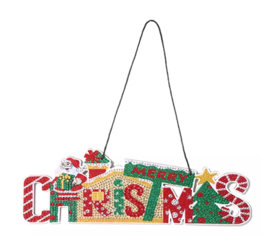 Us Seller. Foam Hanging Christmas Wall Decoration Diy Diamond Painting, Special Drill, Tools & Diamonds Included. Fast S&h