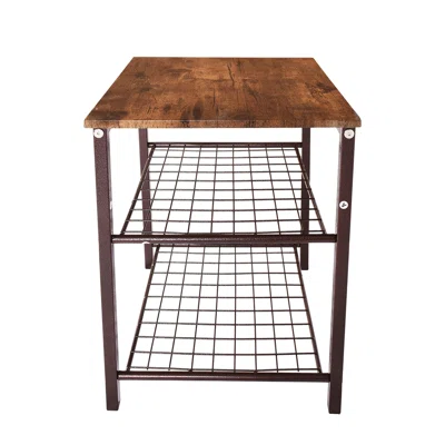 20.27 Inch High Steel Pallet Top Wheel End Desk Living Room Bedroom Office Storage Rack