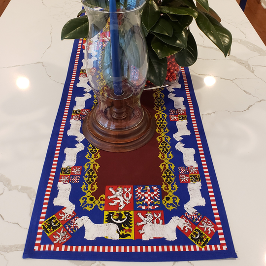 Cesky Terrier Table Runner, Sale Decor, Kitchen Dining Dog Runner