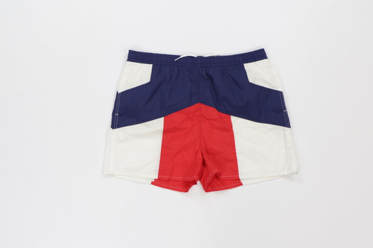 80S Streetwear Mens Large Multi-Color Lined Shorts Swim Trunks Nautical, 90S Shorts