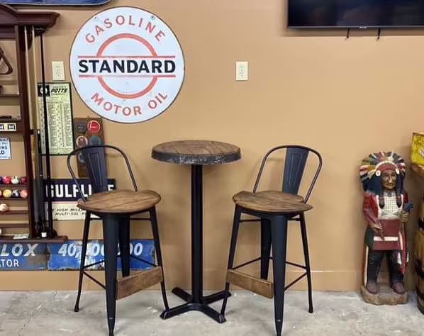 High Back 42" Bar Height Pub Table Set
