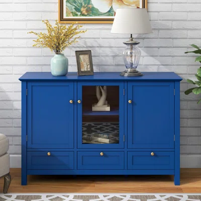 45.02" Wide 3 Drawer Sideboard