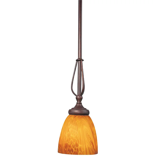 Woodbridge Lighting Kenshaw 1-light Bordeaux Mini Pendant