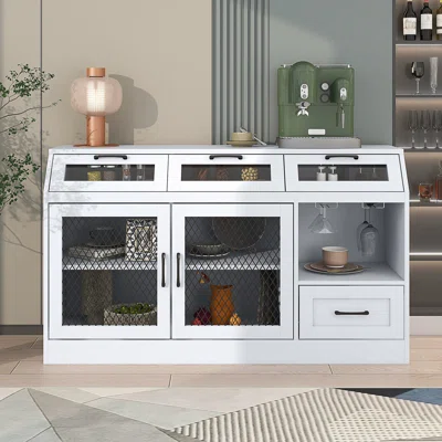 Jashae 54" Wide 4 Drawer Sideboard