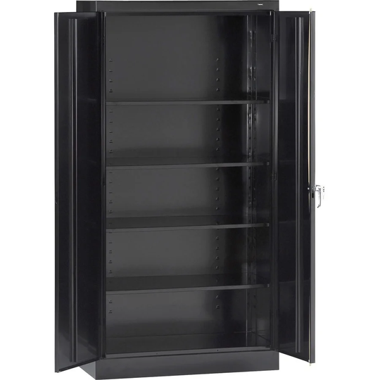 Black 36 x 24 x 72 Standard-size Storage Cabinet - 36 x 24 x 72