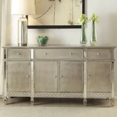 Kiska 70" Wide 3 Drawer Wood Sideboard