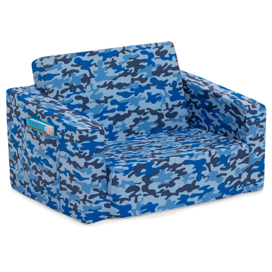 Delta Children Cozee Flip-Out Chair - 2-in-1 Convertible Chair to Lounger for Kids