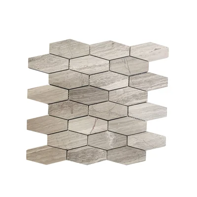 2" x 4" Marble Honeycomb Mosaic Wall & Floor Tile
