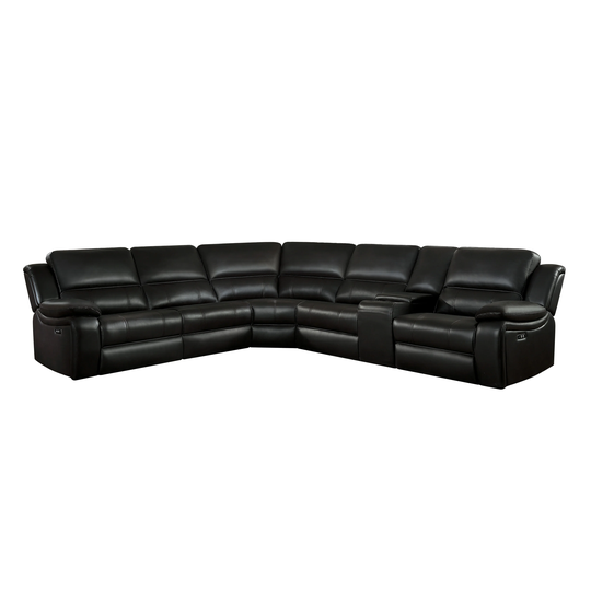 Acadia Transitional Power Reclining Sectional Sofa
