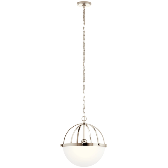 Kichler Lighting Edmar Polished Nickel 3-Light Pendant