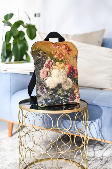 Soft Canvas Backpack | Still-Life Flower Artwork Johannes Van Os