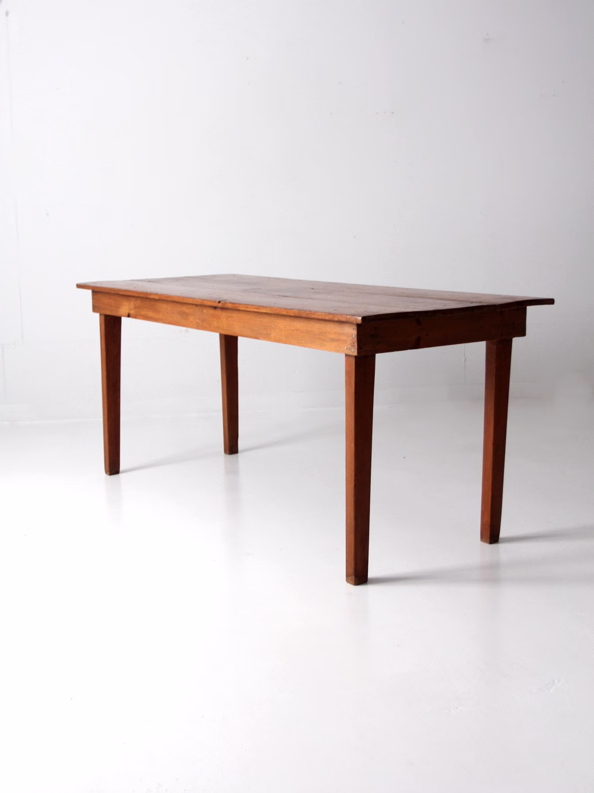 Vintage Wooden Farmhouse Table