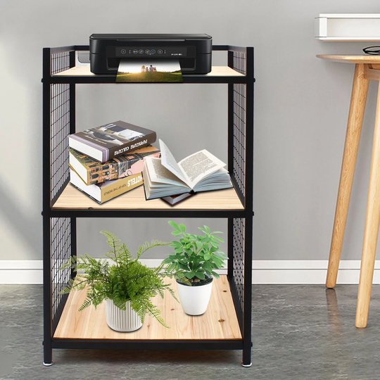 Printer Stand with Shelves Storage for Home Office