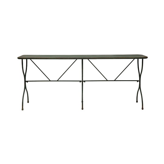 Metal Table, Green, KD - Green