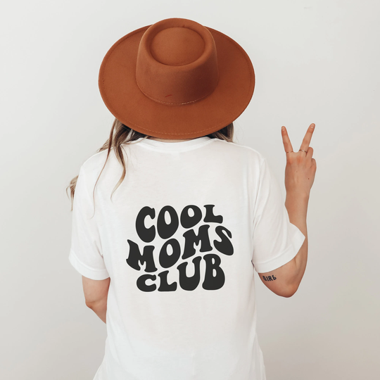 Comfort Colors® Cool Moms Club Back Unisex Tshirt, Mom Tshirt With Sayings, Mother's Day Gift Idea, Graphic Tee For Mom, Cute Shirt
