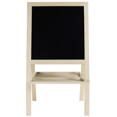 46" Tall Free Standing Chalkboard & Whiteboard Easel