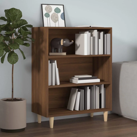 Sideboard Brown Oak 27.4"x12.8"x35.4" Engineered Wood