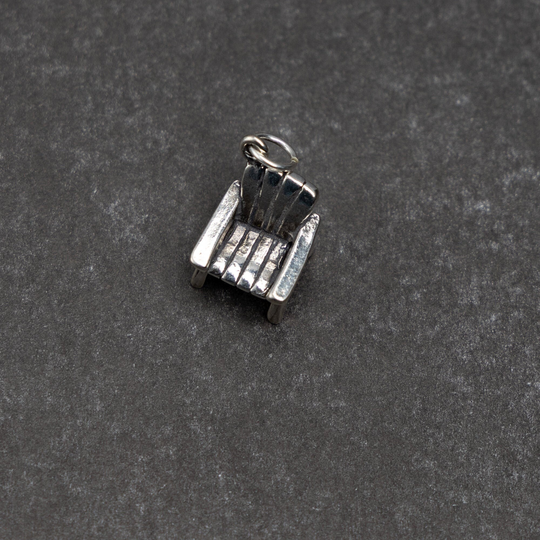 3D Sterling Silver Adirondack Chair