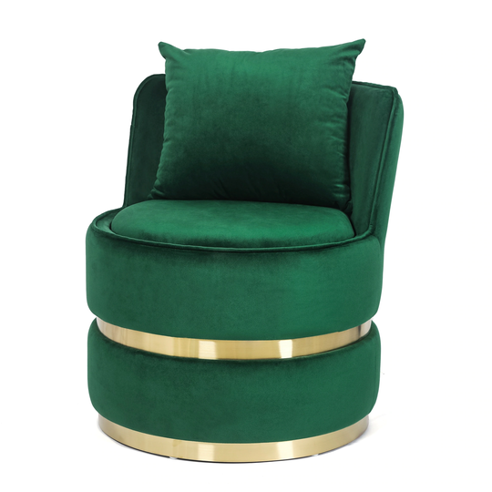 Adeco Accent Chair with Storage Living Room Chair with Cushion - 23.82"L x 23.03"W x 27.17"H
