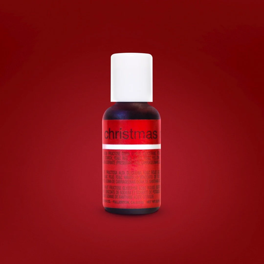 Fast Shipping Christmas Red Chefmaster Gel Food Coloring 20Ml, Color